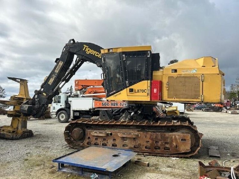 2014 Tigercat L870C Track Feller Buncher